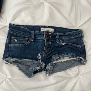 Abercrombie & Fitch Blue Denim Shorts